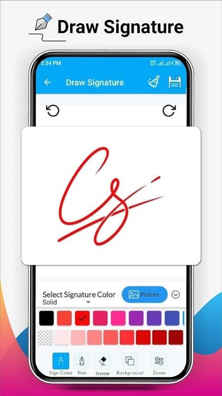 Signature Maker Pro ဖန်သားပြင်ဓာတ်ပုံ 0