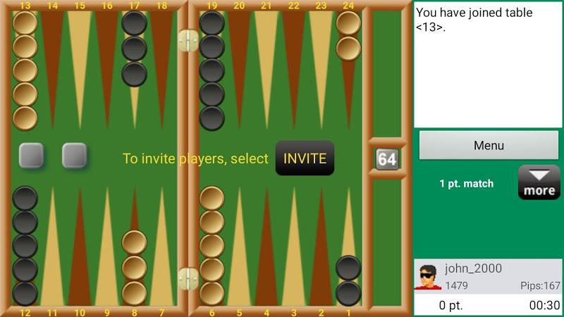 Backgammon Club Captura de pantalla 0