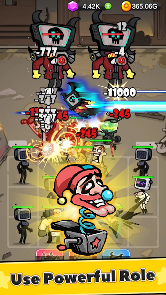 Battle Warriors: Strategy Game Mod 스크린샷 1