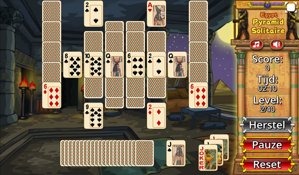 Egypt Pyramid Solitaire स्क्रीनशॉट 3