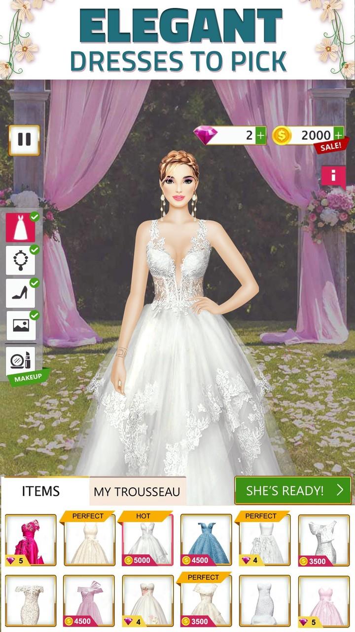 Super Wedding Dress Up Stylist Screenshot 2