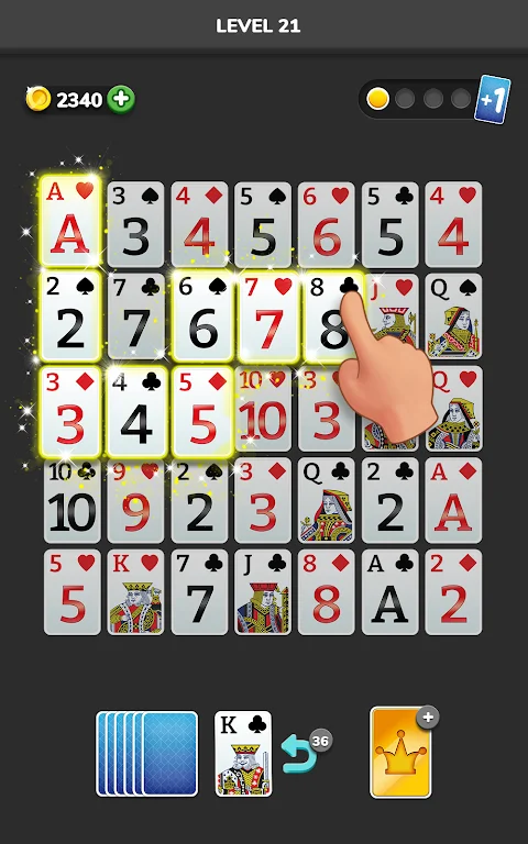 Solitaire 3D - Tripeaks Puzzle 스크린샷 2