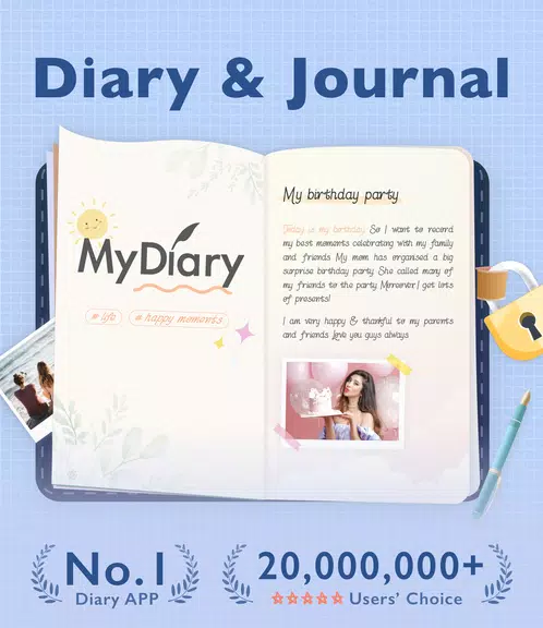 Schermata My Diary - Daily Diary Journal 0