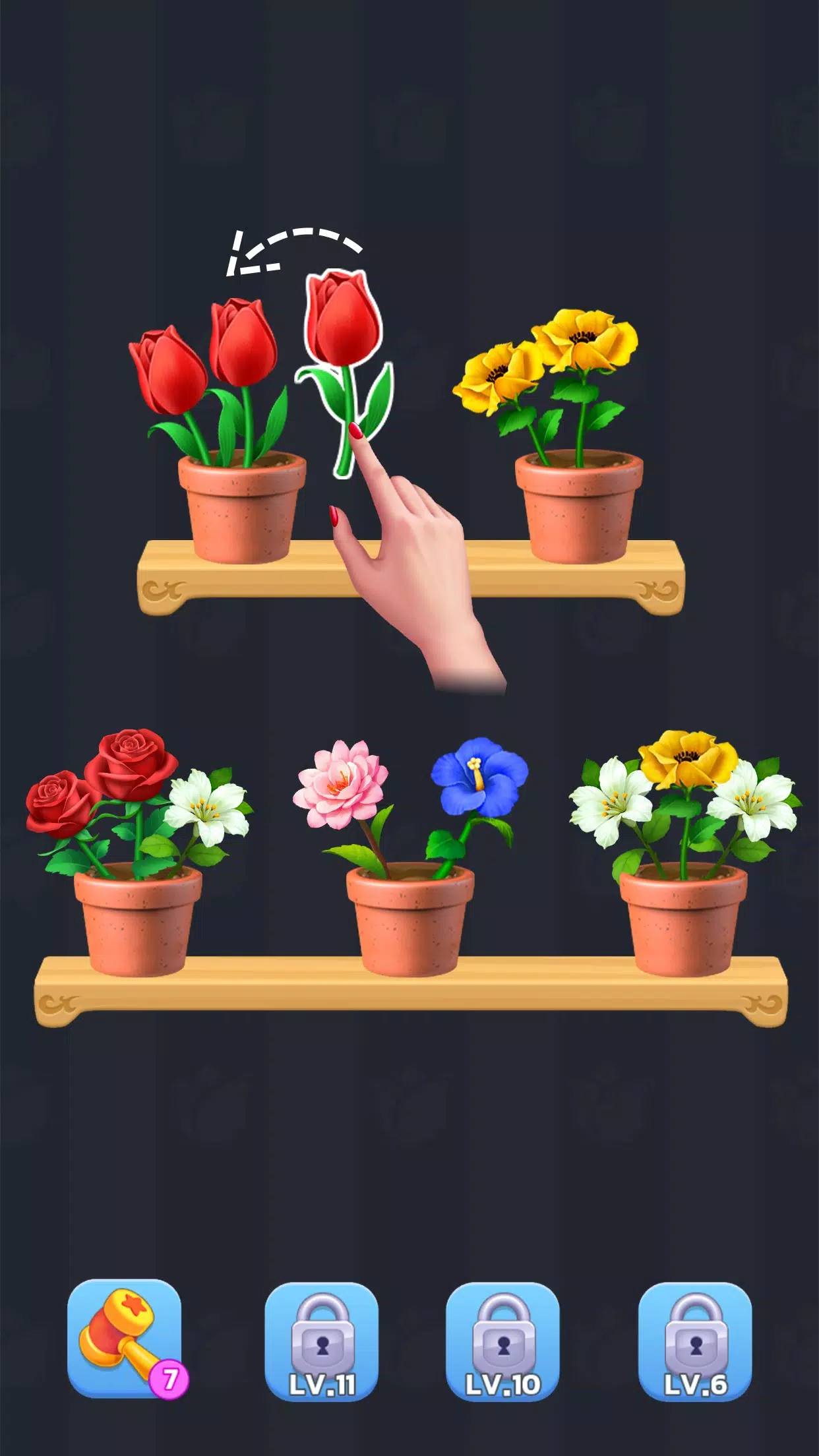 Blossom Sort® - Flower Games ภาพหน้าจอ 0