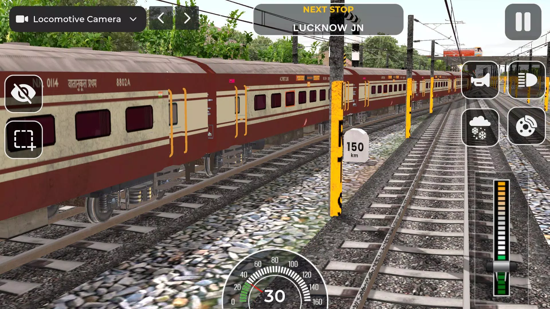 Indian Railway Train Simulator Schermafbeelding 2