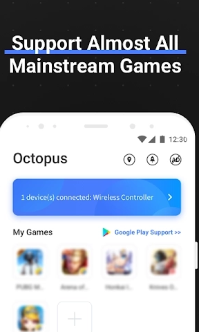 Octopus Gamepad Mouse Keyboard Keymapper Ekran Görüntüsü 0