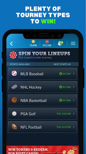 FantasySpin ဖန်သားပြင်ဓာတ်ပုံ 1