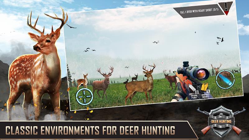 Deer Hunting Simulator Games Captura de pantalla 2