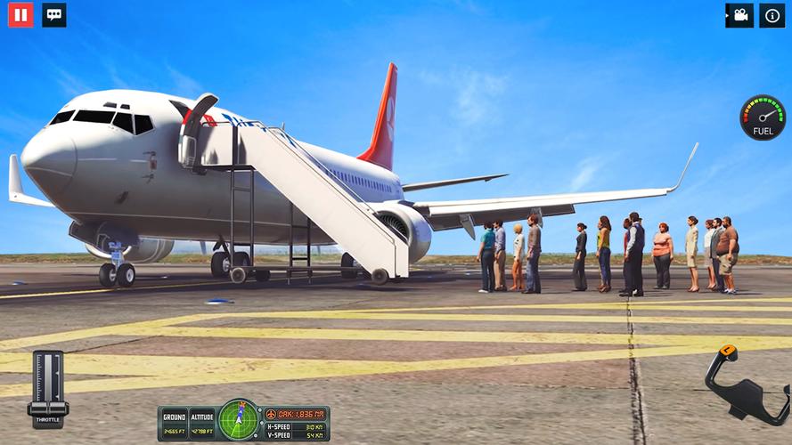 Airbus Simulator Airplane Game 螢幕截圖 0