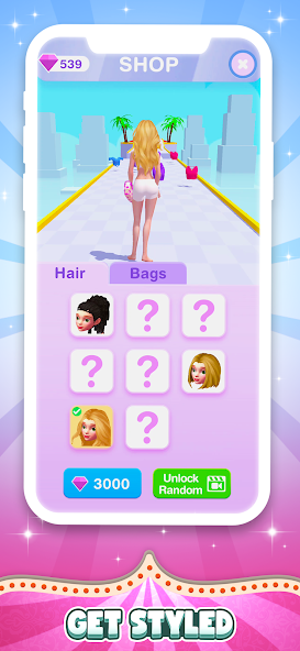 DressUp Run! Mod 螢幕截圖 0