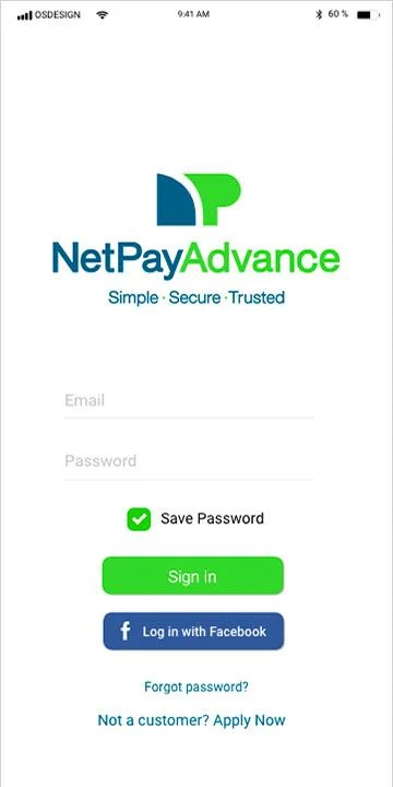 Schermata Net Pay Advance 0
