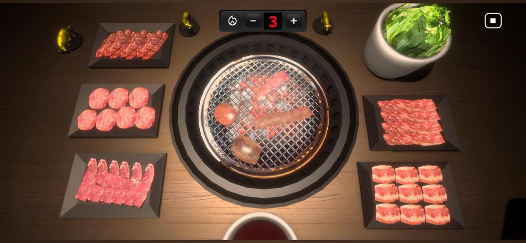 Yakiniku Simulator ဖန်သားပြင်ဓာတ်ပုံ 1