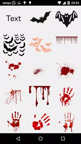 Halloween Photo stickers 螢幕截圖 1