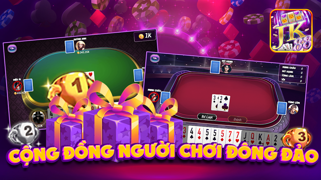 JK88 Game Bai No Hu 螢幕截圖 2