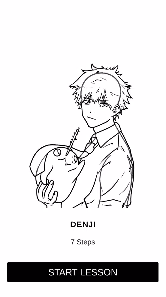 How to draw Chainsaw Man 螢幕截圖 3