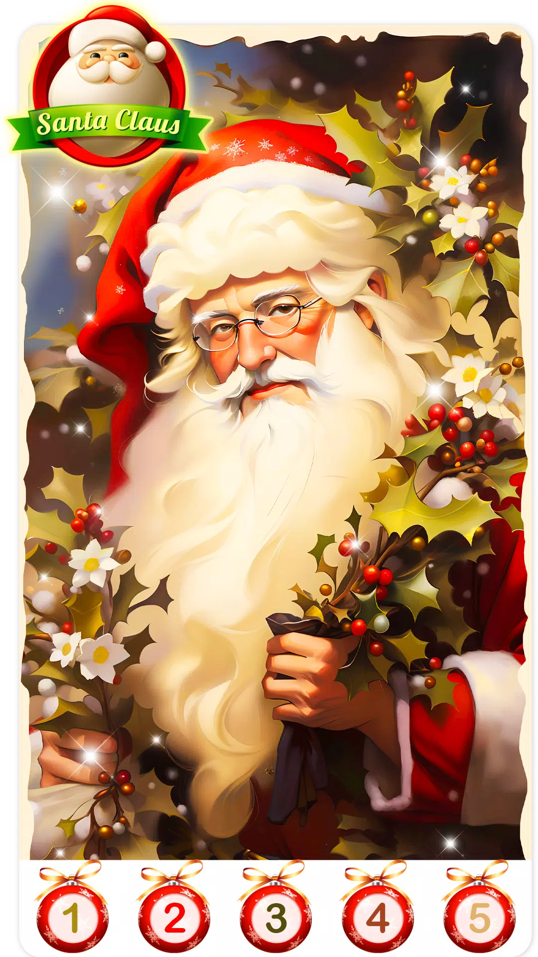 Christmas Santa Family Color ภาพหน้าจอ 1