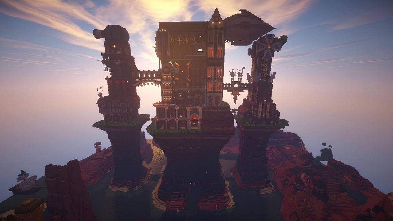 Castillo Steampunk Minecraft