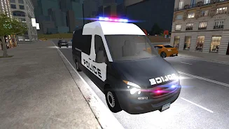 American Police Van Driving Скриншот 2