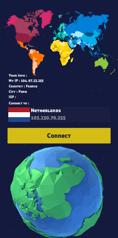 VPN NetherLands - IP for NL Captura de tela 2