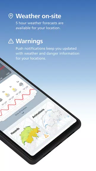 MeteoSwiss Ảnh chụp màn hình 1