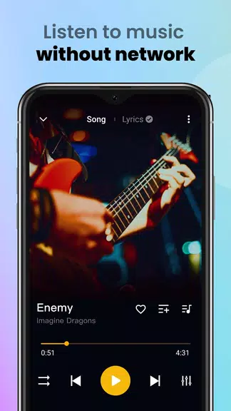 Music Player & MP3 Player ဖန်သားပြင်ဓာတ်ပုံ 1