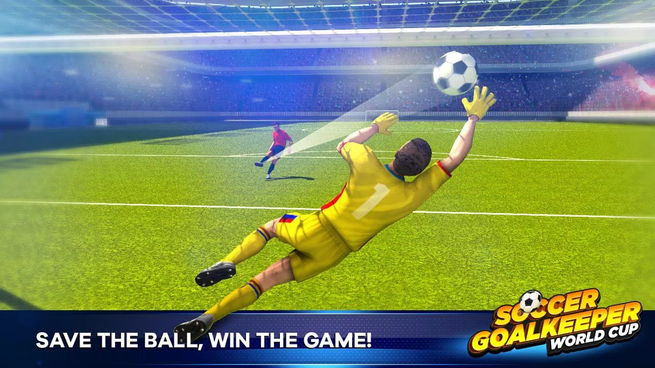 Soccer Goalkeeper Games 2024 स्क्रीनशॉट 1