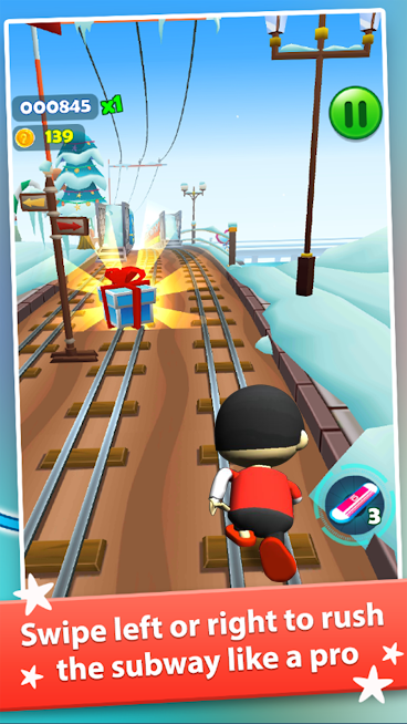 Subway Ryan Rush Runner 3D 螢幕截圖 0