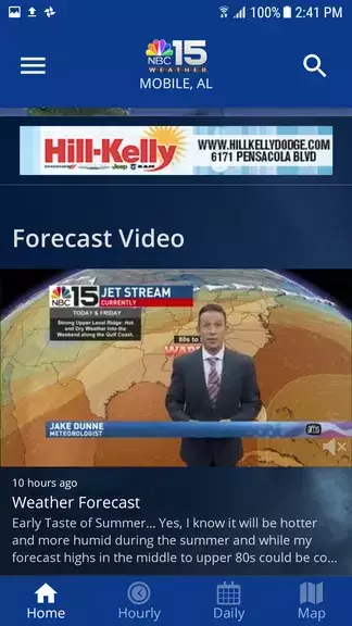 NBC 15 WPMI Weather Capture d'écran 1