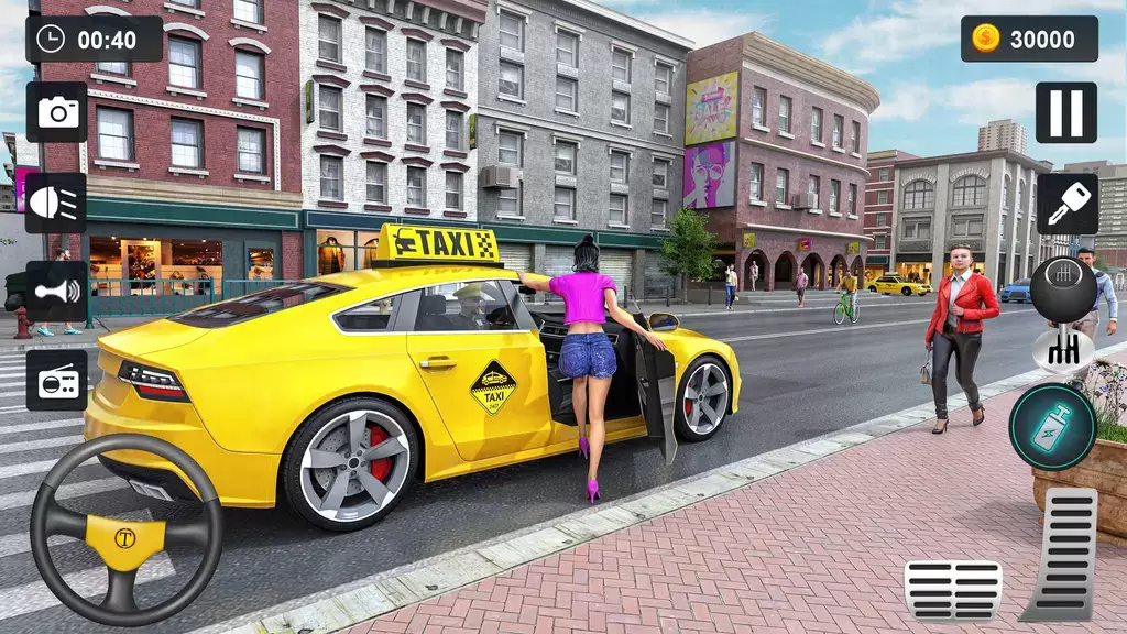 Taxi Simulator 3D - Taxi Games Скриншот 0