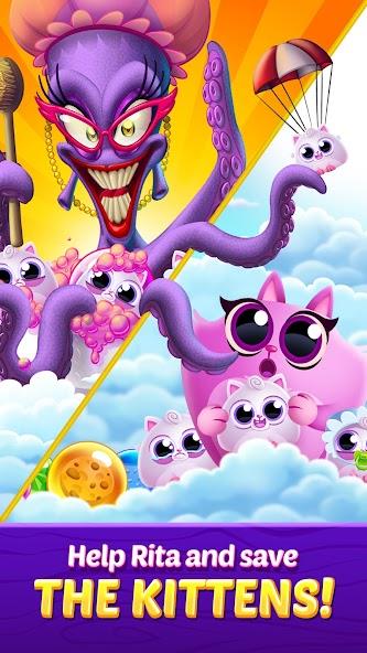 Cookie Cats Pop - Bubble Pop Mod स्क्रीनशॉट 1