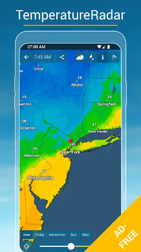 Weather & Radar USA - Pro ภาพหน้าจอ 0