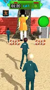 Red light green light game 3D Screenshot 0