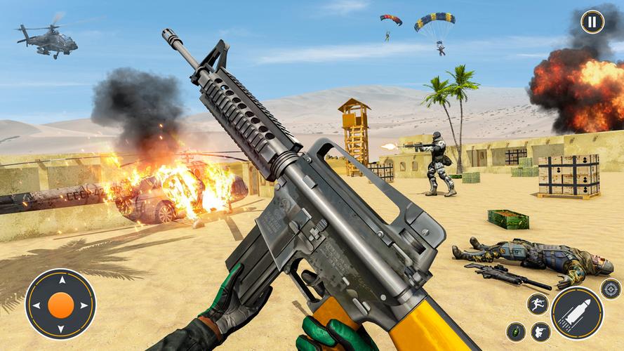 Gun Games Offline 3D Shooting স্ক্রিনশট 1