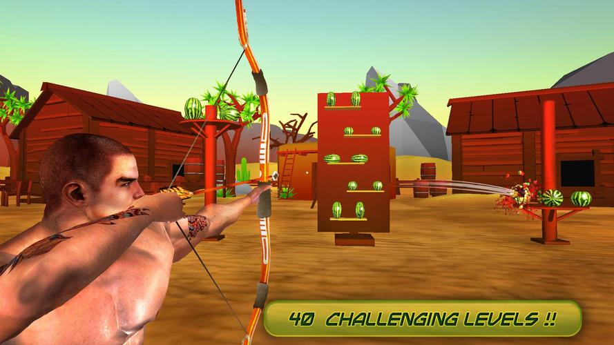 Watermelon Shooting : Archery Ekran Görüntüsü 2