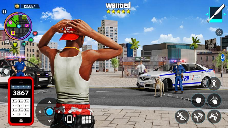 Gangster Mafia City Crime Game Ảnh chụp màn hình 0