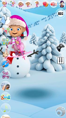 Talking Baby Babsy Winter Fun 螢幕截圖 3