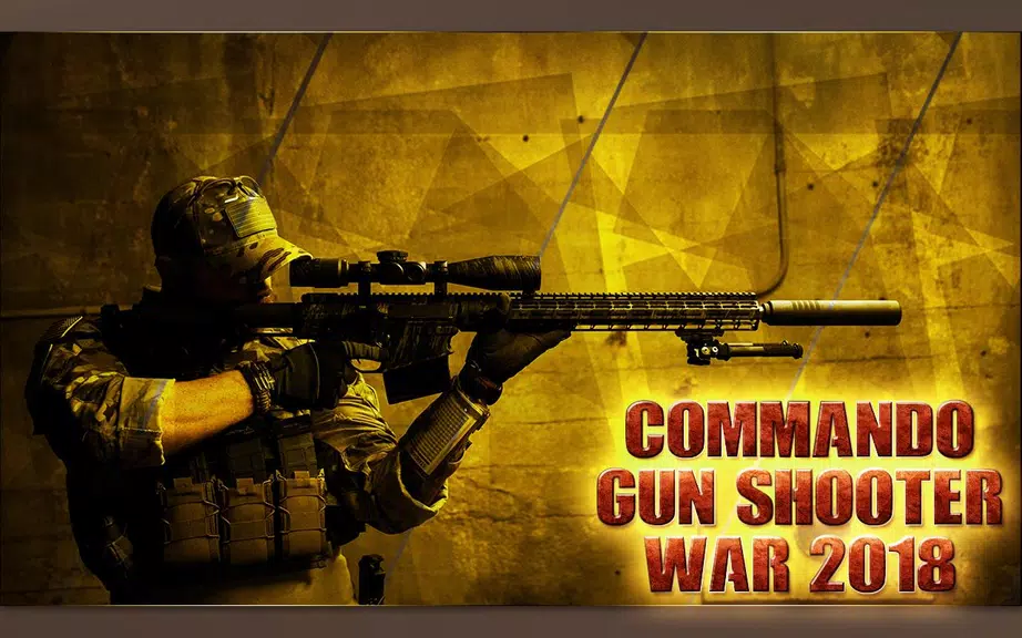 Commando Gun Shooter War 2018 Tangkapan skrin 0