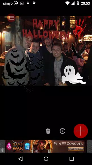 Halloween Photo stickers 螢幕截圖 0