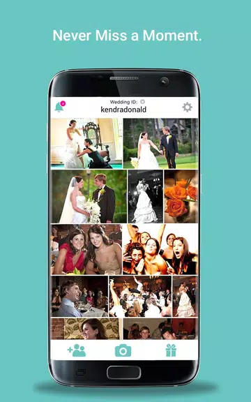 Schermata WedPics - Wedding Photo App 1