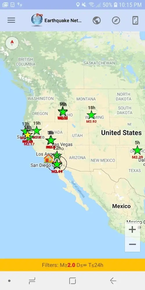 Earthquake Network PRO Schermafbeelding 1