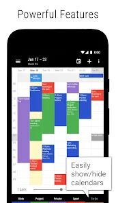 Business 日曆 中文行事曆 包括天氣,小工具和任務 螢幕截圖 1