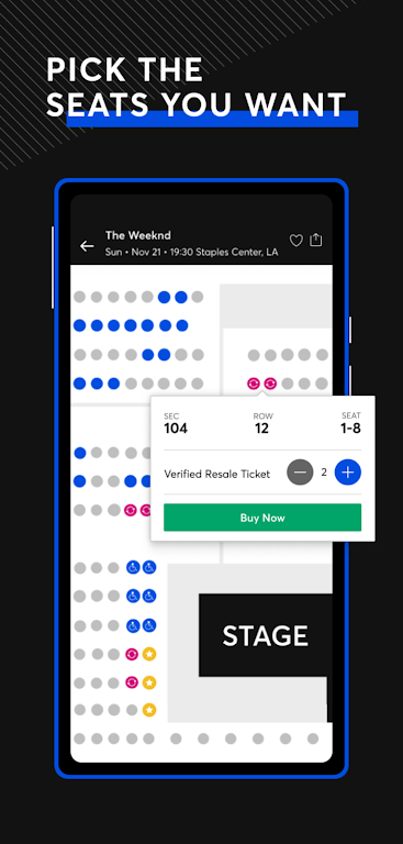 Ticketmaster Tangkapan skrin 3