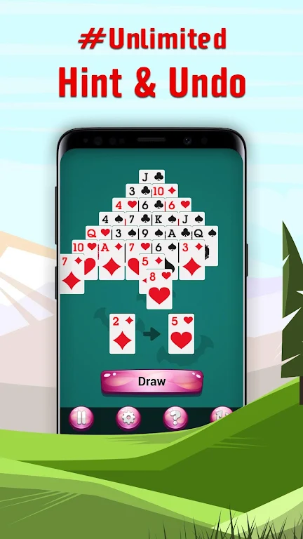 Pyramid - Classic Solitaire 螢幕截圖 2