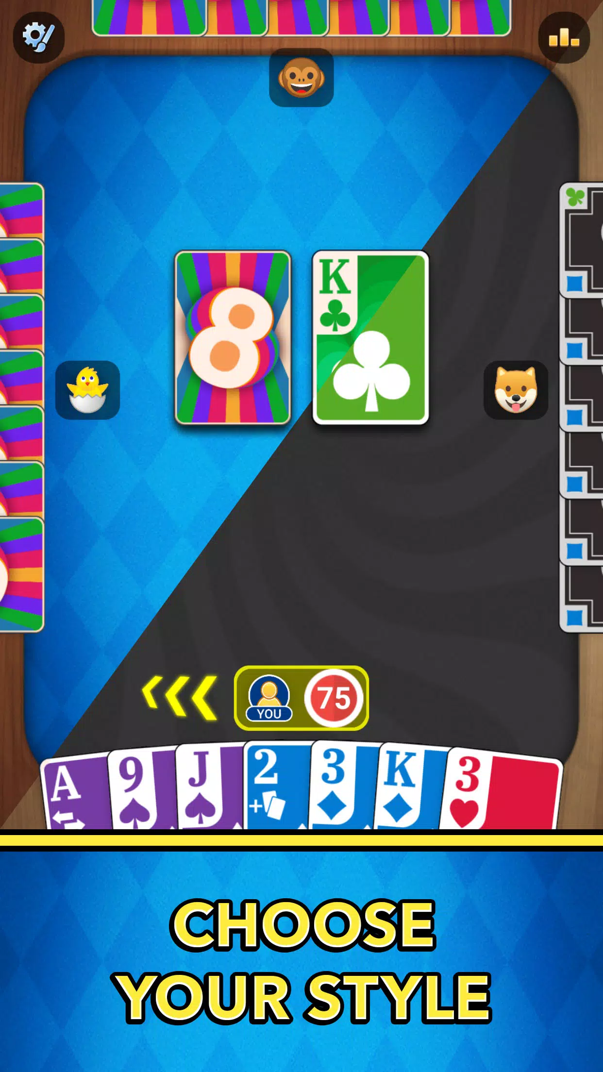 Crazy Eights 螢幕截圖 1