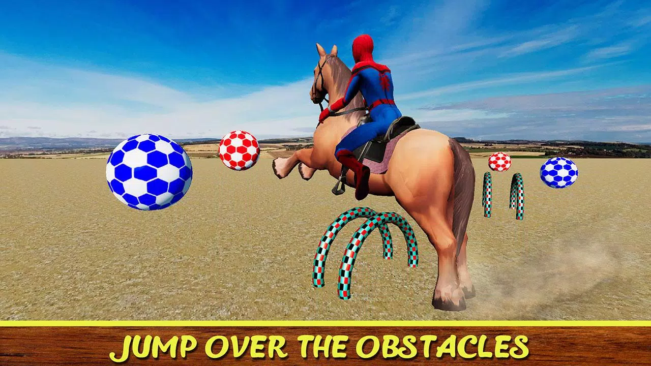 Diligent SuperHeroes Horse Riding 3d Schermafbeelding 2