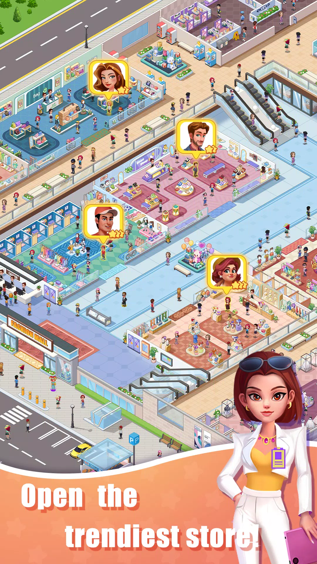 Idle Shopping Mall - Tycoon スクリーンショット 0