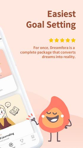 Dreamfora: AI Goal Setting ภาพหน้าจอ 1