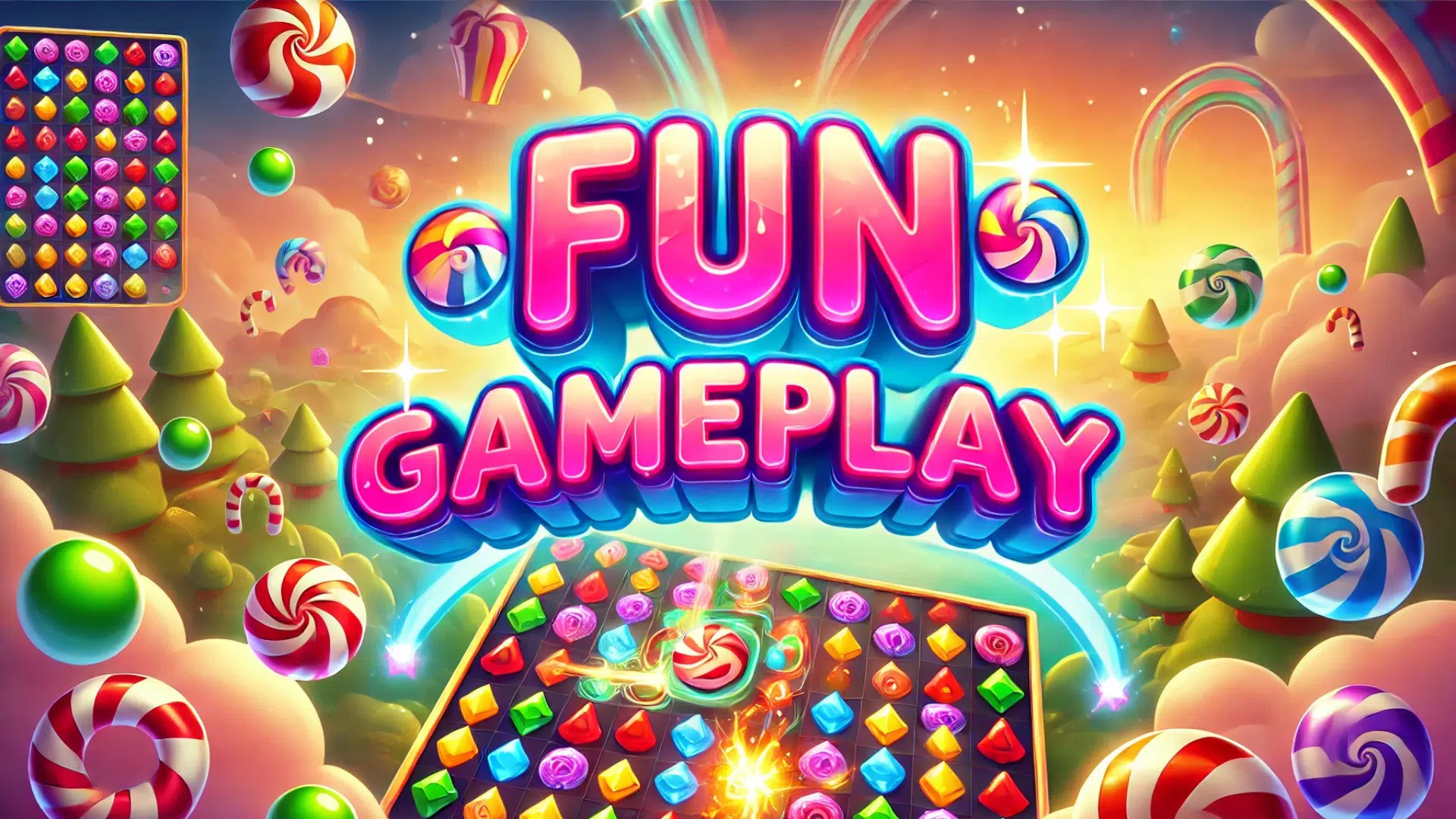 Sweet Candy - Match 3 Puzzle Captura de tela 2