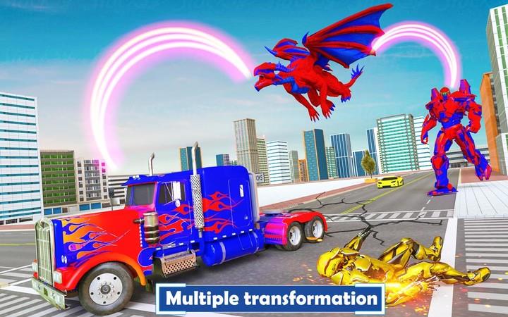 Dragon Robot Truck Transform 螢幕截圖 1