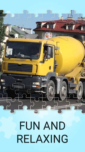 Schermata Concrete mixer truck puzzles 3